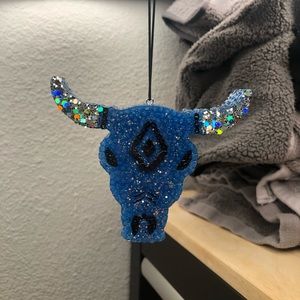 Bull Skull Car Freshie